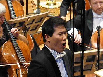 Sung Min Song schmetterte drei Arien. Foto: Ahnert