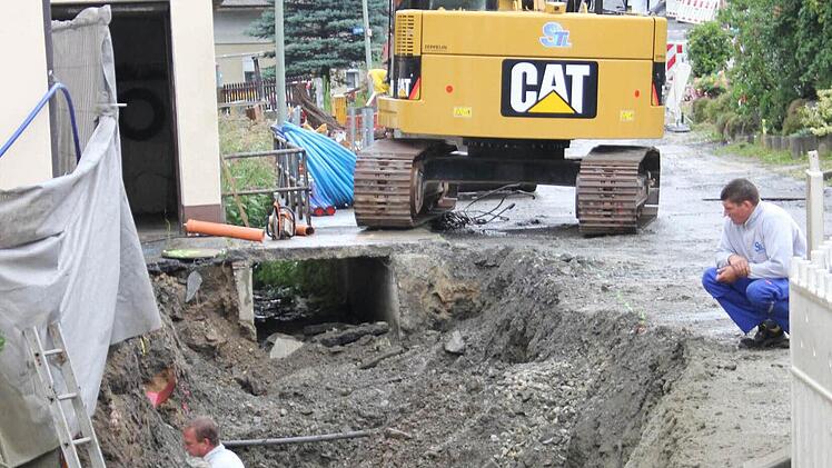 Blick auf die Baustelle   Foto: Friedwald Schedel