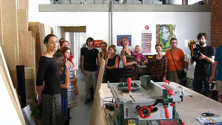 Viel Platz und Möglichkeiten bietet die Werkstatt, in der künftig Gemeinschaft groß geschrieben werden soll. Fotos: p
