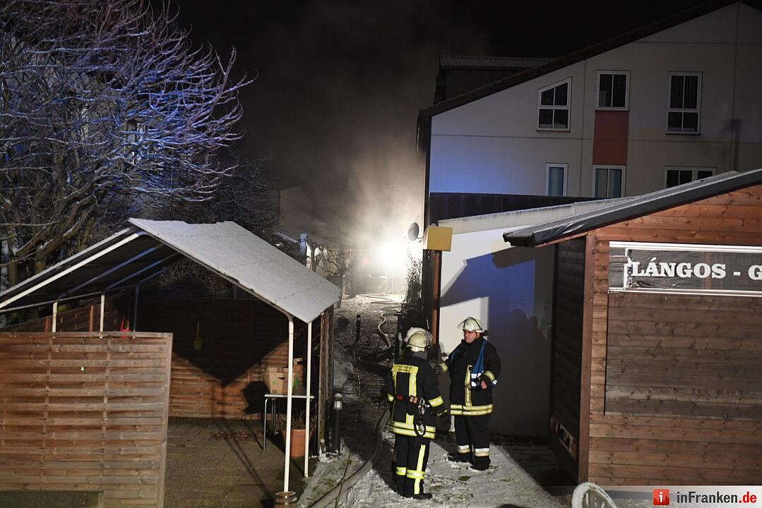 Brand in Gewerbegebiet in Bamberg