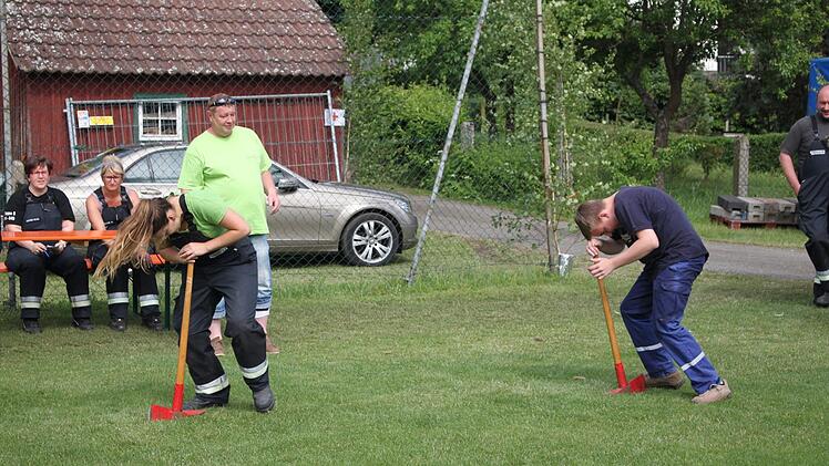 Nach zehn Runden um die Axt ...