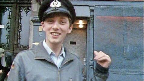 Mark Reeder vor dem Risiko, 1985  Foto: DEF Media GmbH