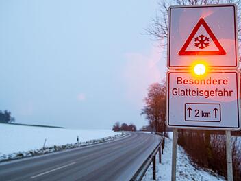 Unwetter in Franken: DWD warnt vor Schneefall und Glatteis