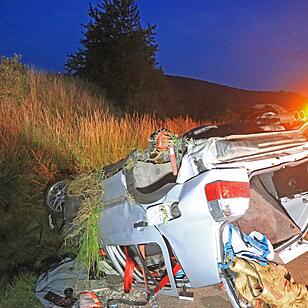 Schwerer Unfall im Landkreis Kulmbach - Fahrzeug überschlagen
