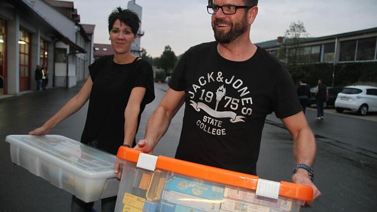 Auch die Kathrin und Michael Breitenfelder spendeten fleißig für den "Pauli"