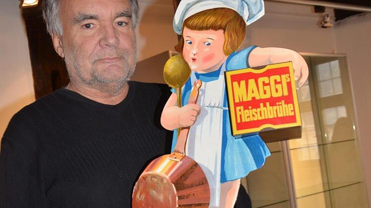 Pretzl mit Maggiwerbung