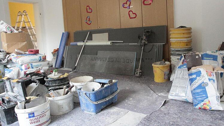 Hier wird jetzt fleißig gewerkelt.