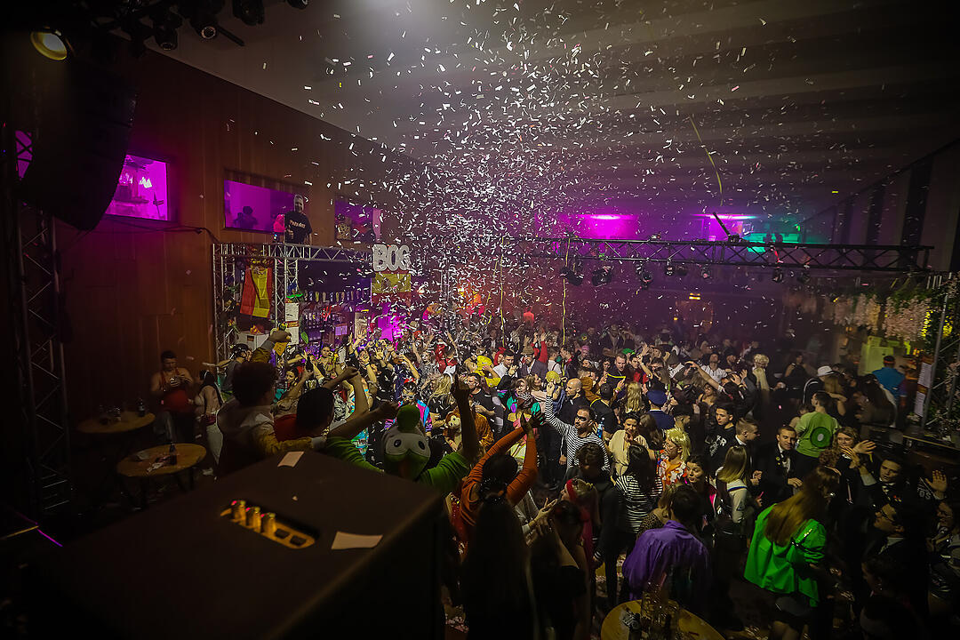 Beste Partystimmung in der Stadthalle