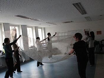 Ohne Absprache entstand eine Choreographie aus dem Nichts. Fotos: Hofbauer