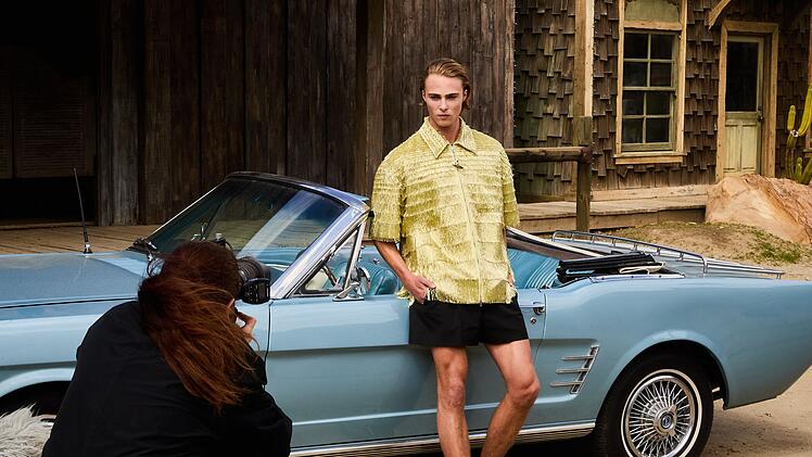 Ein "Naturtalent": Küken Moritz war auch beim Cover-Shooting ganz cool. "Wir müssen gar nicht viel sagen. Er macht alles alleine", freute sich Kerstin Schneider.