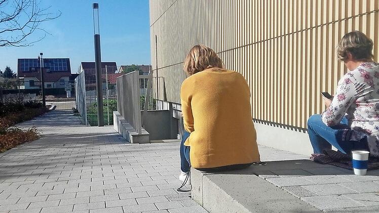 Noch ist der Weg von der Marktscheune zum Park nicht durchgängig.