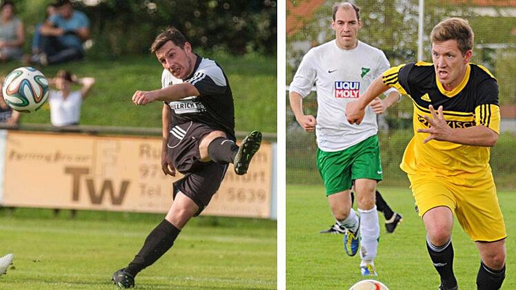 Luka Hornung (links) und André Stößlein (rechts) bilden zur neuen Saison das Spielertrainerduo beim SV Rapid Ebelsbach.  Fotos: René Ruprecht