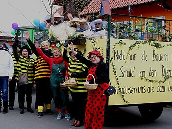 Der Obst- und Gartenbauverein Neubrunn setzte sich für die Bienen ein.