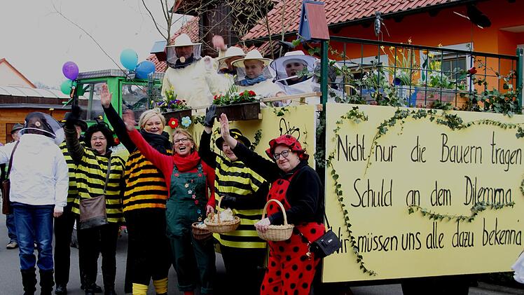 Der Obst- und Gartenbauverein Neubrunn setzte sich für die Bienen ein.