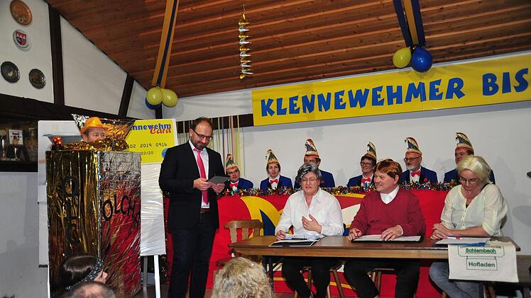 Stimmung pur  gab es bei der Sitzung der Klennewehmer Bisch&ouml;ff. Foto: Ewald Schlembach