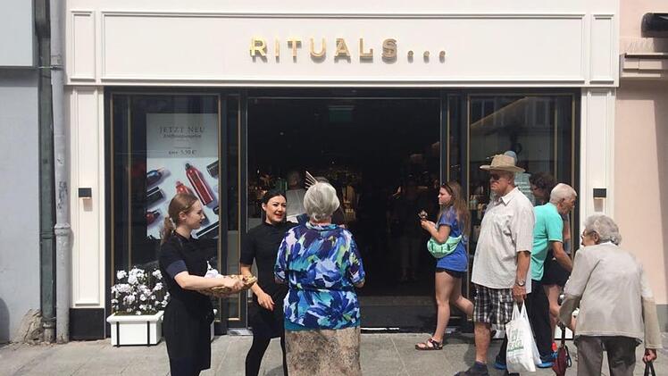 Am Mittwoch hat in der Coburger Spitalgasse "Rituals" eröffnet.Foto: Christiane Lehmann