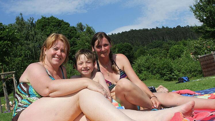 Von links: Alexandra Reinhardt, Finn und Sandra Wenzing