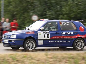 Auch der Höchstadter Lokalmatador Franz Kohler startet mit seinem Golf III.  Foto: pr