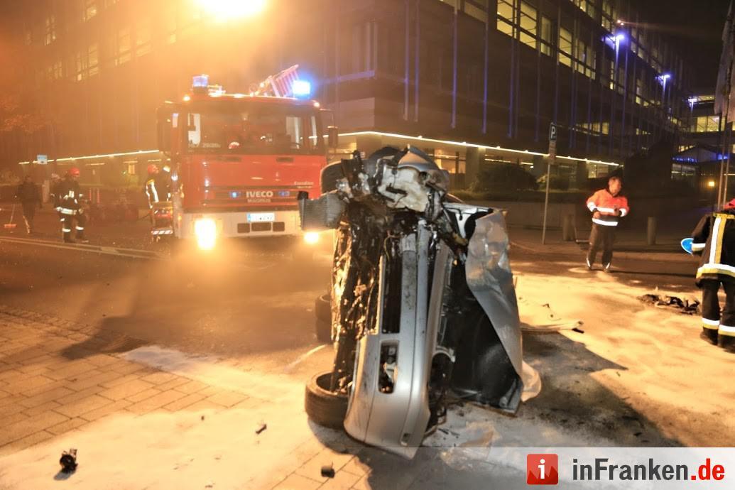 Verkehrsunfall an Coburger Bahnhof