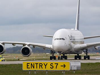 Airbus A380 in M&uuml;nchen