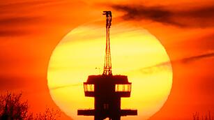 Sonnenaufgang in Hannover