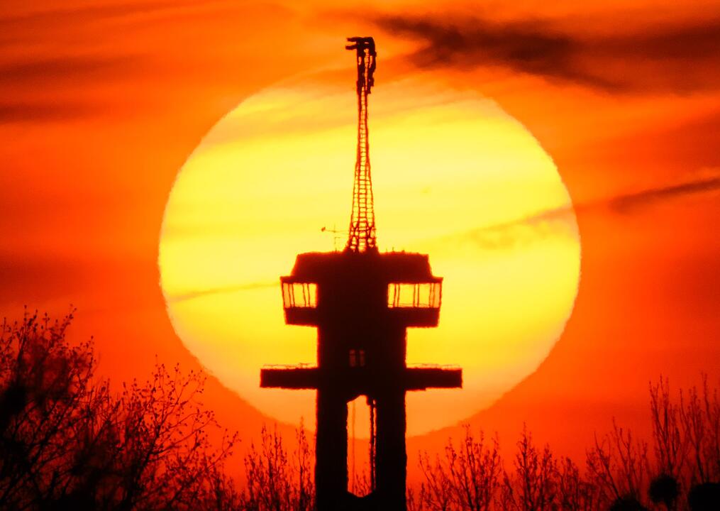 Sonnenaufgang in Hannover