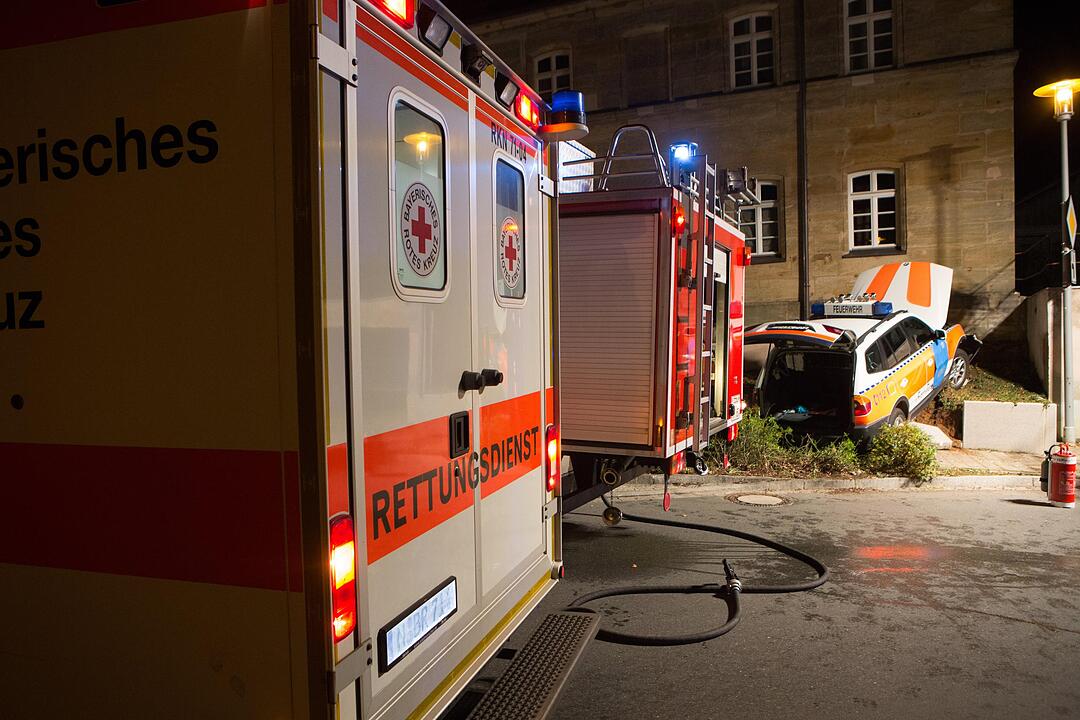 First Responder Fahrzeug verunfallt
