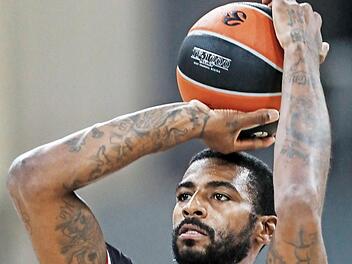 Dorell Wright stand am Freitagabend erstmals im Kader der Bamberger. Foto: Daniel L&ouml;b