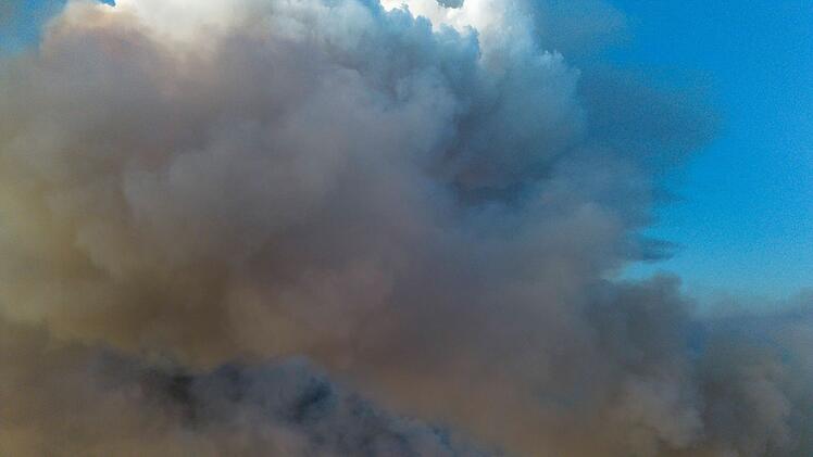 Waldbrand in der Gohrischheide