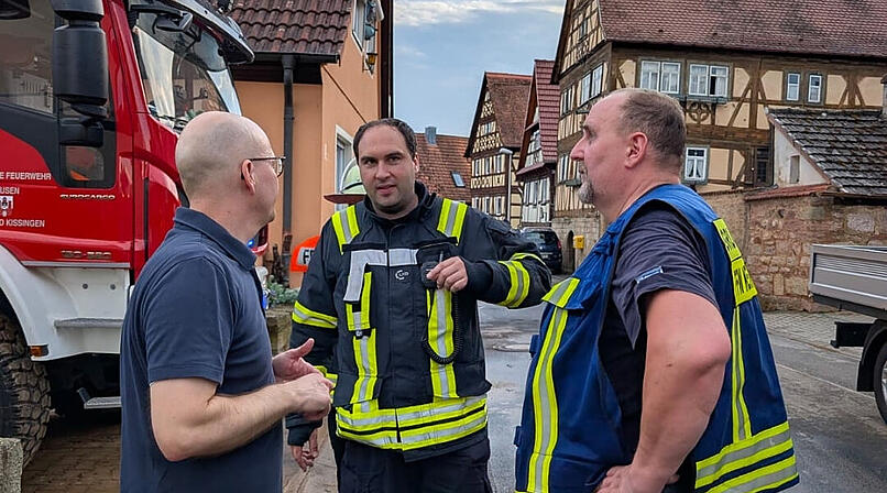 &Uuml;berschwemmung in Bad Kissingen