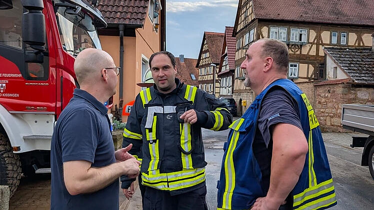 &Uuml;berschwemmung in Bad Kissingen