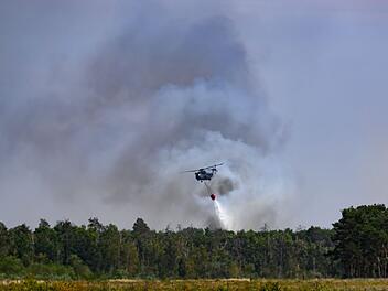 Waldbrand in der Gohrischheide