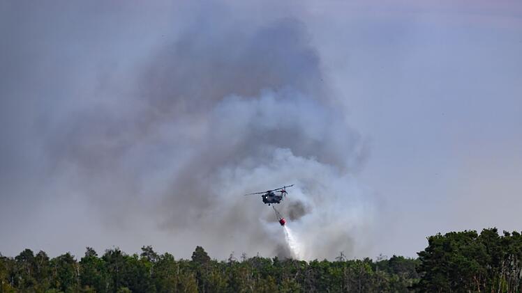 Waldbrand in der Gohrischheide