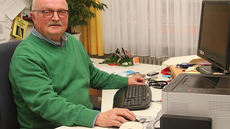 Bruno Wittig an seinem bisherigen Arbeitsplatz als Schulleiter. Foto: Günther Geiling