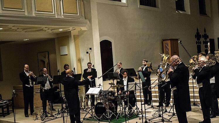 Das Ensemble Blech 10 beeindruckte eine große Zuhörerschar in der Coburger Morizkirche.Foto: Jochen Berger