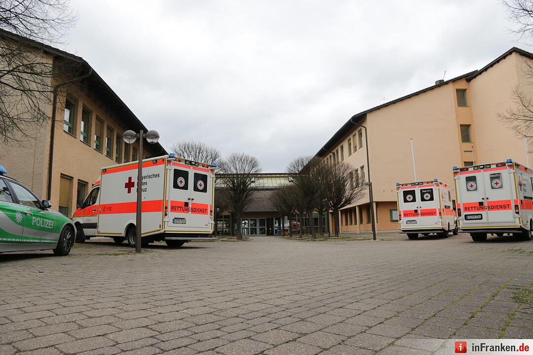 Großeinsatz an der Berufsschule Forchheim