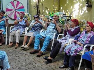 Waschfrauentag beim Sommerfest des Dettelbacher Spitals