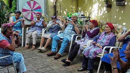 Waschfrauentag beim Sommerfest des Dettelbacher Spitals