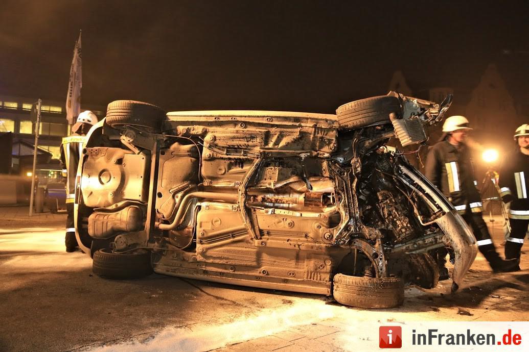 Verkehrsunfall an Coburger Bahnhof