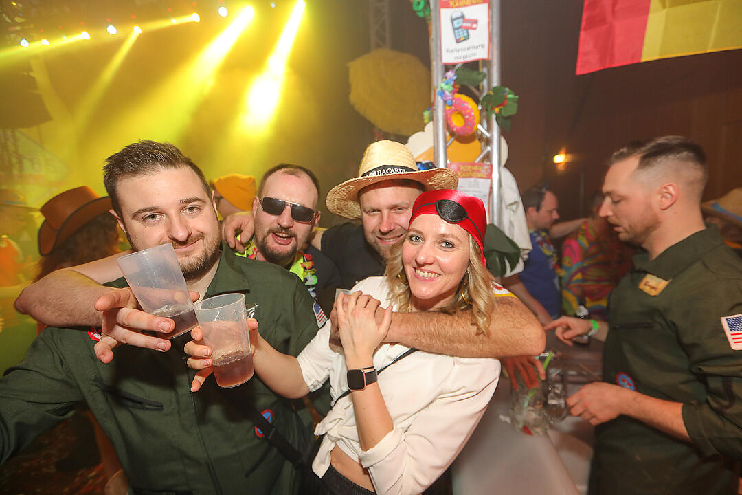 Beste Partystimmung in der Stadthalle