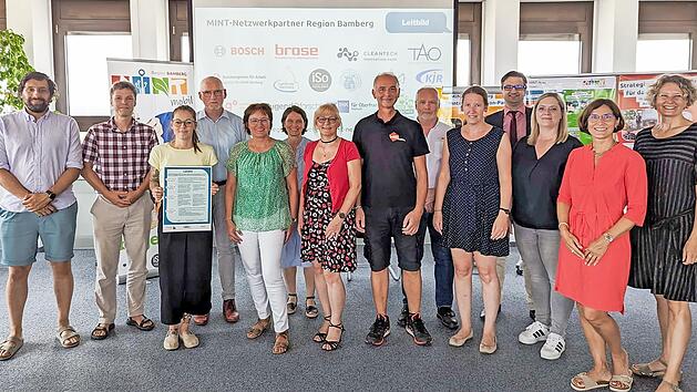 Jede Menge Partner und Akteure aus Stadt und Landkreis erf&uuml;llen das Mint-Netzwerk der Region Bamberg mit Leben.