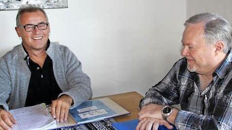 Roland Mahr (rechts) und Ludwig Göpfert  Foto: Friederike Stark