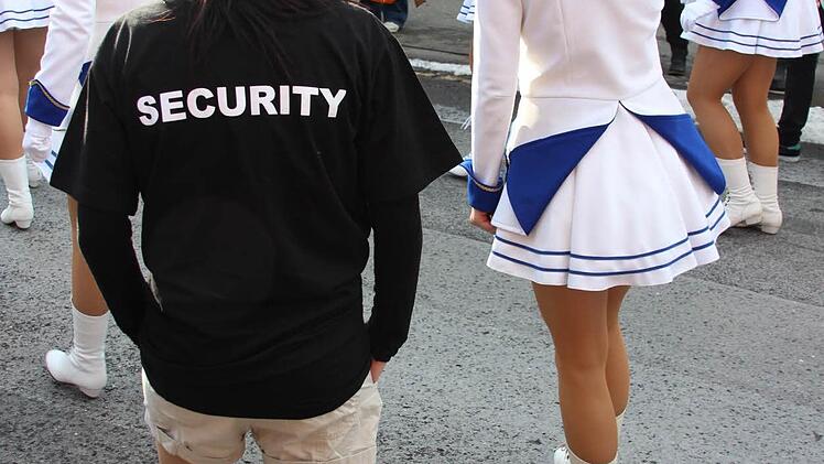 Die Garde Pfaffendorf inklusive Security