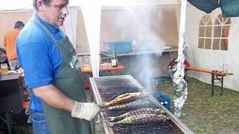 In Ailsbach kommt nur Fisch auf den Grill. Foto: privat