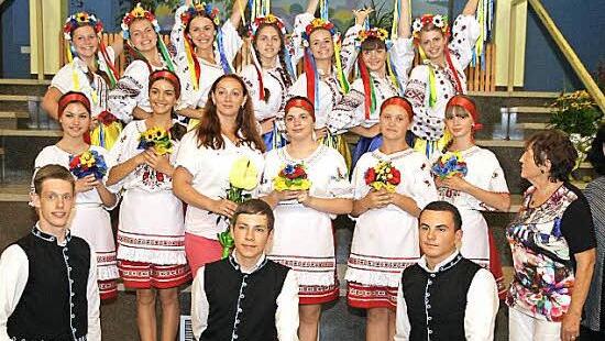 Die "Singenden Herzen" aus der Ukraine Foto: Franz Galster