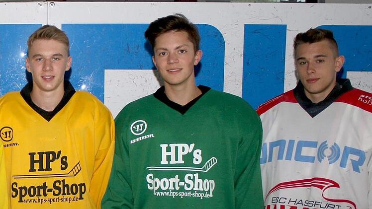 Dazu kommen Lukas Kratschmer, Emil Krein und Torwart Daniel Schwab (von links).
