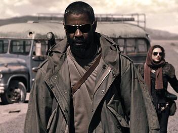 The Book of Eli Als einer der wenigen menschlichen Überlebenden schlägt sich Eli (Denzel Washington) durch eine zerstörte Welt.