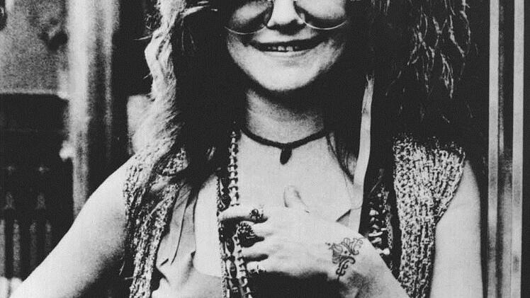 Die US-amerikanische Sängerin Janis Joplin, Ikone der Flower-Power-Kinder, starb mit 27 Jahren  am 4.10.1970 an einer Überdosis Heroin.  Foto: dpa