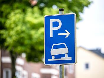 Parken auf dem Gehweg