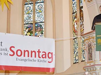 Pfarrer Reinhold König hielt eine bemerkenswerte Predigt für den freien Sonntag.  Foto: K.-H. Hofmann